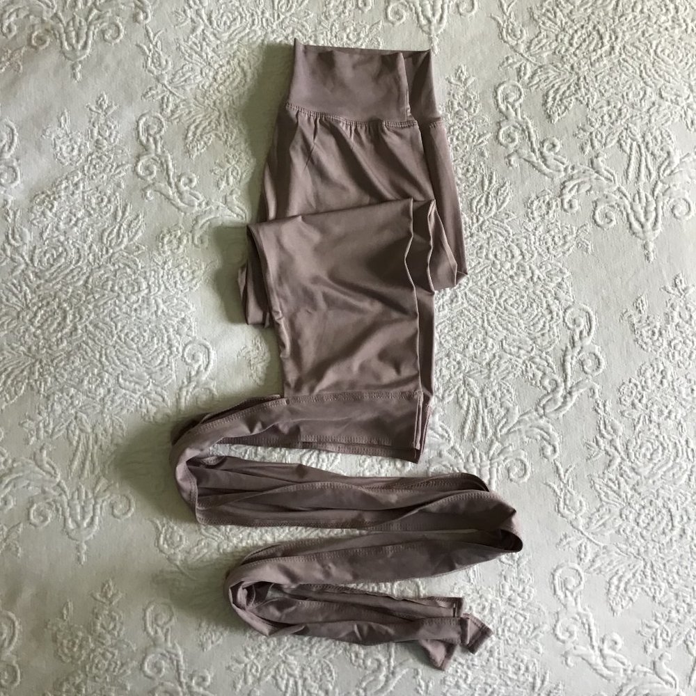 Ballet-tie Leggings, Mauve